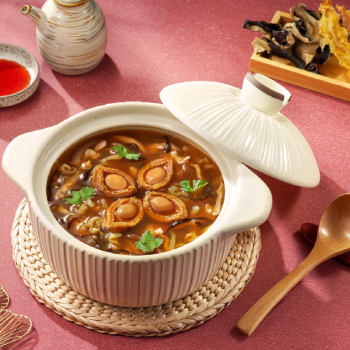 Thick Soup with Fish Maw Sea Cucumber and Abalone