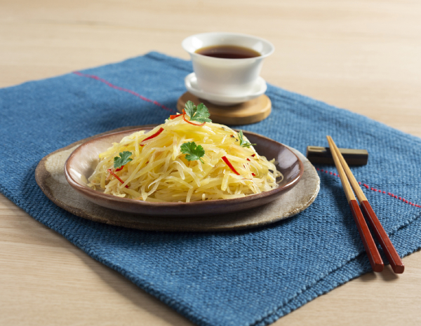 Hot and Sour Shredded Potato Stir Fry