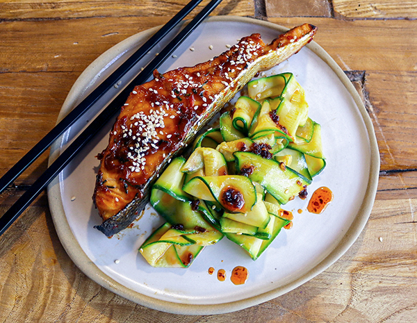 Airfryer Teriyaki Salmon