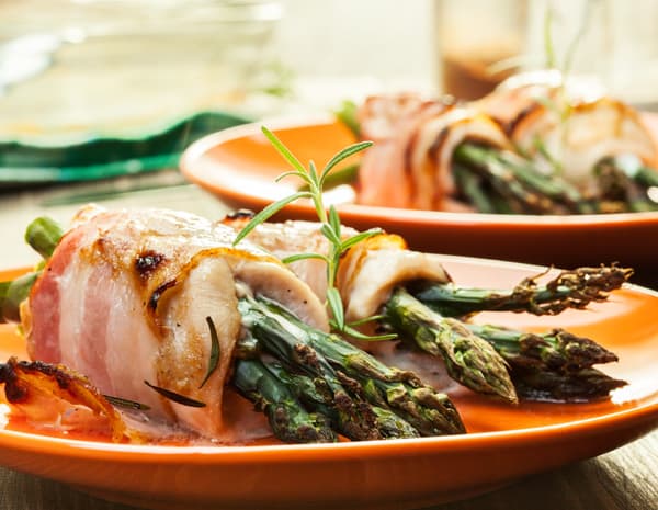 Bacon Rolls with Honey and Soy Glaze