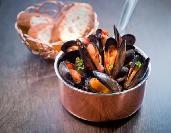 Streamed Thai Mussels