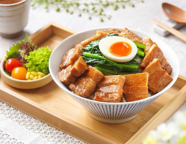 Healthy Pork Donburi (Rice Bowl)