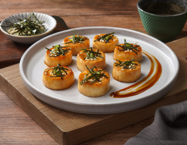 Butter  Oyster Sauce Flavoured King Oyster Mushrooms600x465