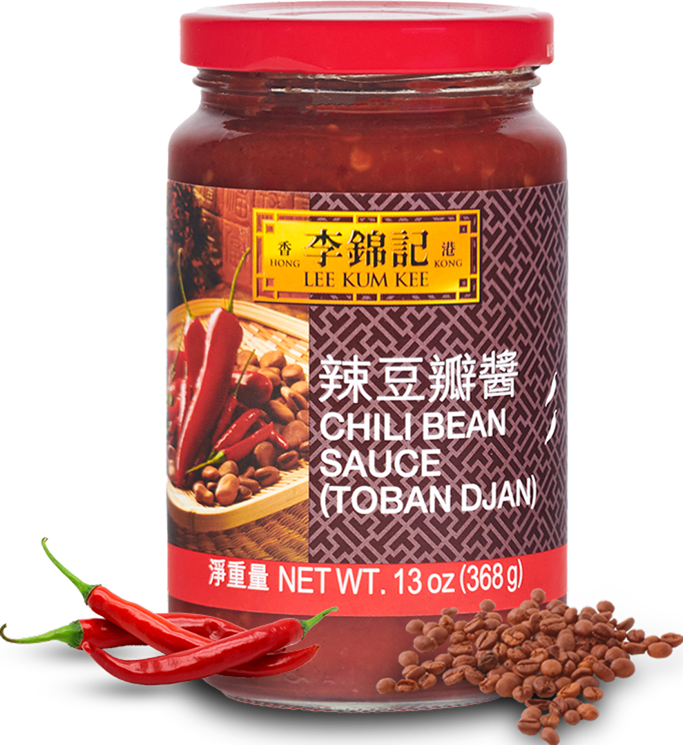 Lee Kum Kee Chili Bean Sauce bottle, a savory and spicy sauce perfect for enhancing Asian dishes