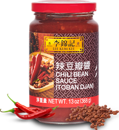 Lee Kum Kee Chili Bean Sauce bottle, a savory and spicy sauce perfect for enhancing Asian dishes