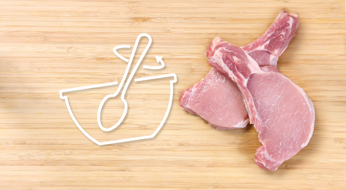 How to tenderise pork chops