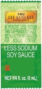 Less Sodium Soy Sauce, 1/4 fl. oz. (8 mL), Packet