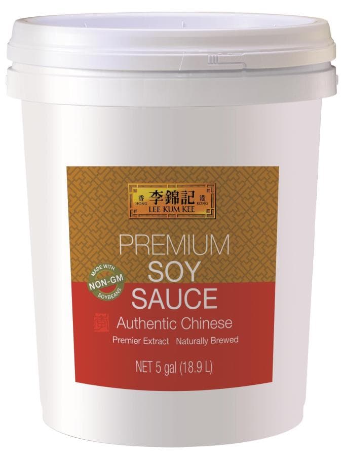 Premium Soy Sauce, 5gal, Pail
