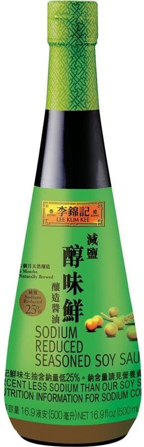 Lee Kum Kee Sodium Reduced Seasoned Soy Sauce 16.9oz