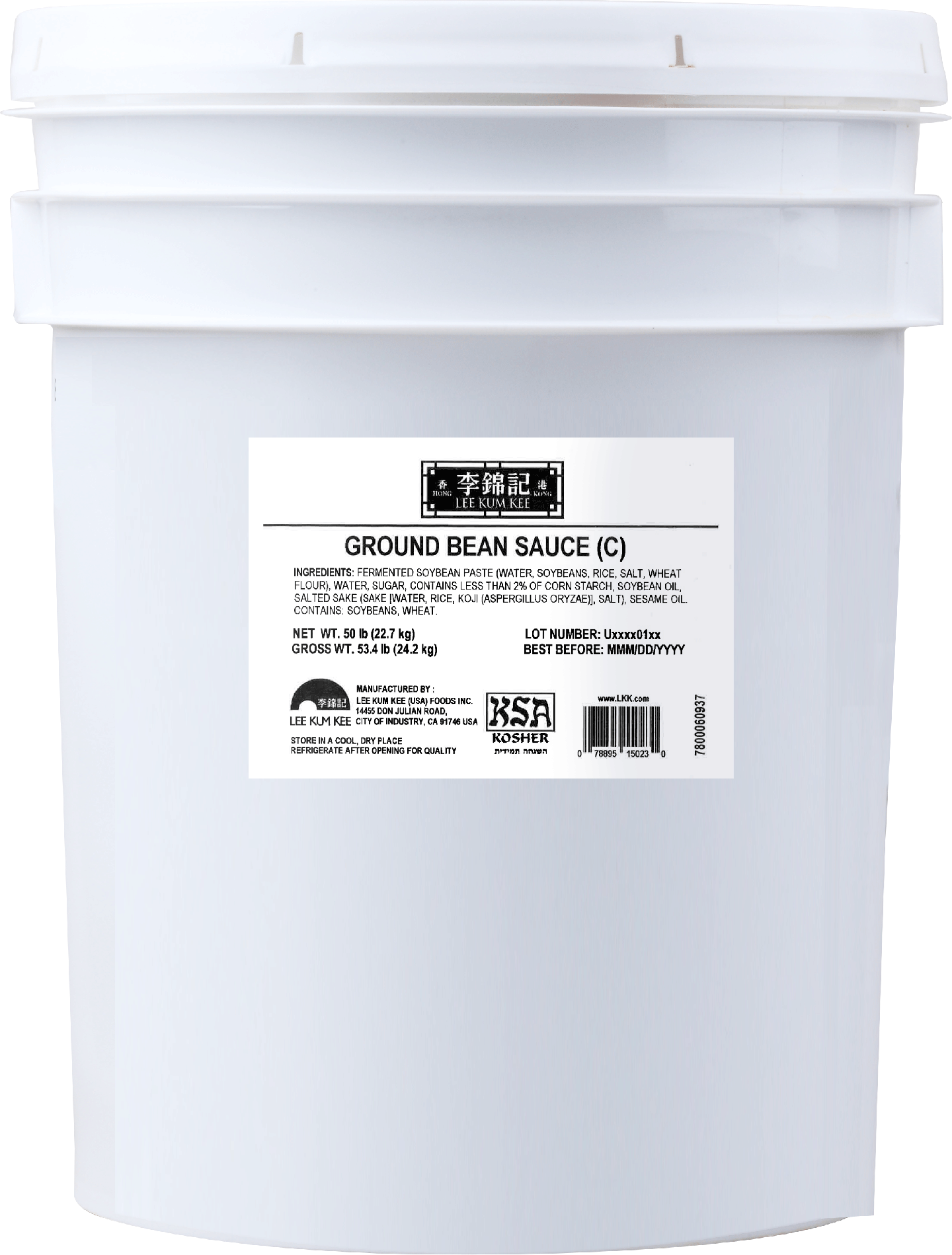 Ground Bean Sauce (C) KSA 44 lb Pail