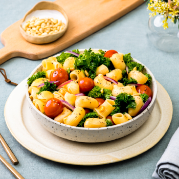 Kale and Garlic Lumache Pasta