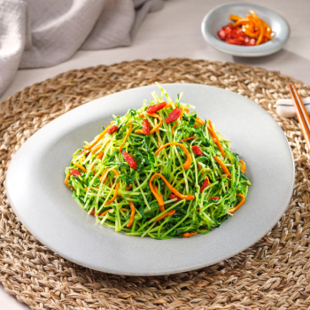 鮮蟲草花拌翡翠苗