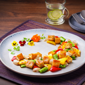 Jamur Tiram Raja di Lapisi Kecap