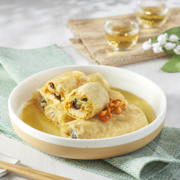 Ayam Kukus dengan Bunga Cordyceps