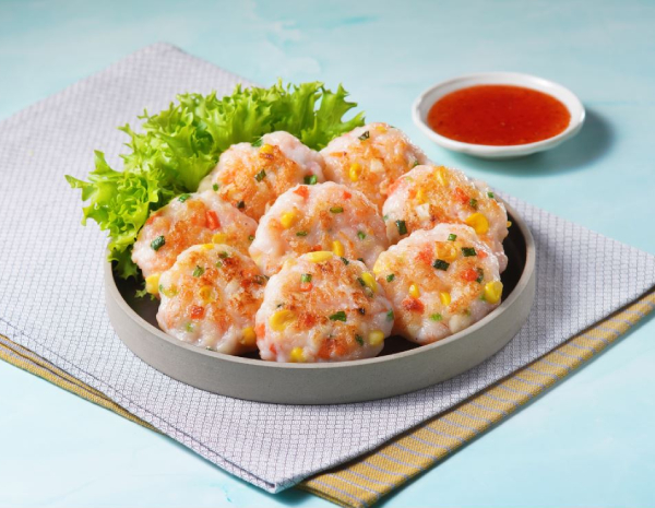 Perkedel Jagung dan Udang Goreng