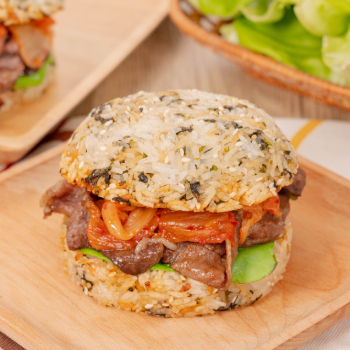 氣炸韓式牛肉米漢堡
