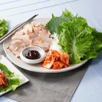 Korean Lettuce Wraps with Meat