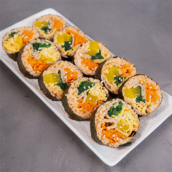 Korean Spicy Seaweed Rice Rolls