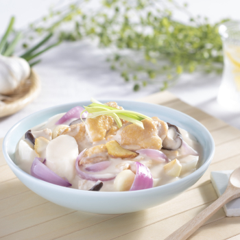 Braised Chicken with Yam in Coconut Milk