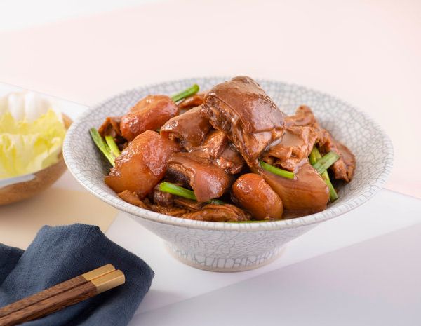 Braised Lamb Brisket and Bean Curd Sheets with Chu Hou Sauce
