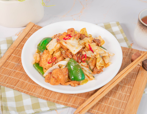 Japanese Style Twice-cooked Pork with Vegetables