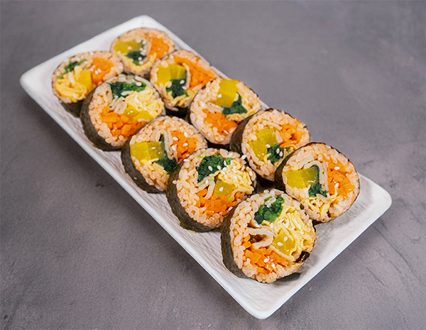 Korean Spicy Seaweed Rice Rolls