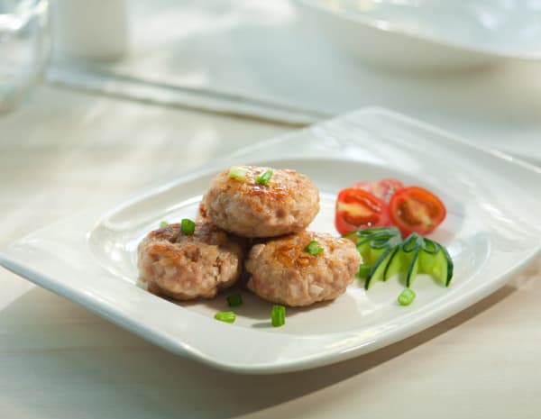 Pan-Fried Lotus root and Pork Patties