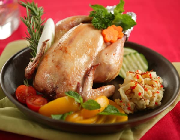 Roasted Chicken with XO Sauce
