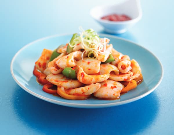 Stir-fried Cuttle Fish with Chilli Garlic Sauce