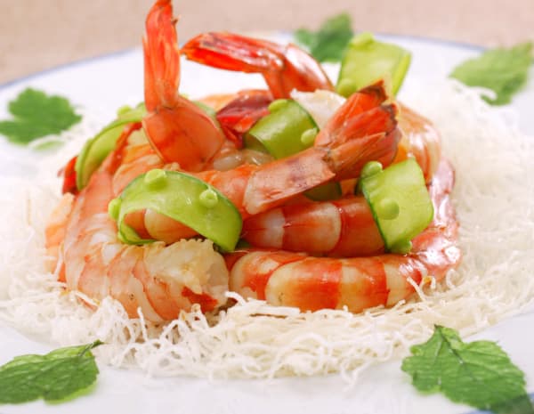 Stir-fried Prawns with Oyster Sauce