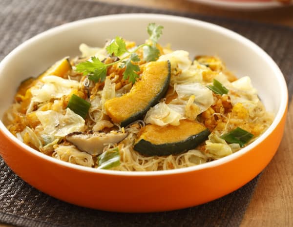 Stir-fried Rice Vermicelli and Pumpkin