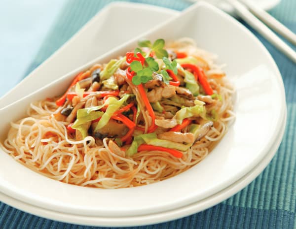 Stir-fried Rice Vermicelli and Shredded Pork