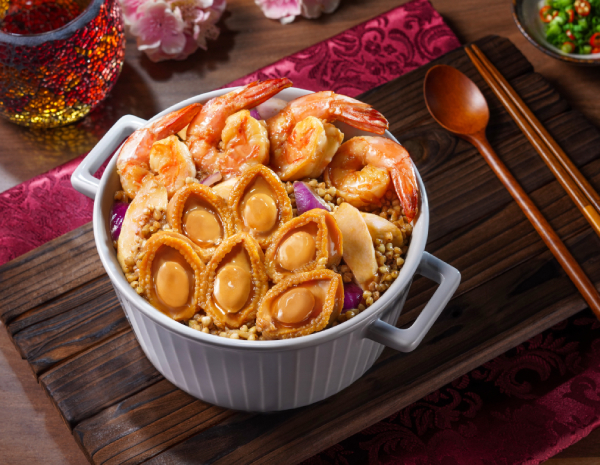 Abalone and Prawn Pot with Fresh Yam