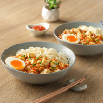Mapo Tofu with Japanese Inaniwa Udon_350