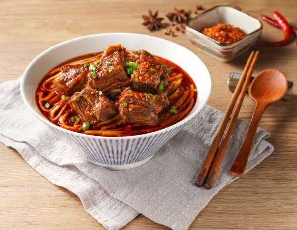 Spicy Beef Brisket Noodles