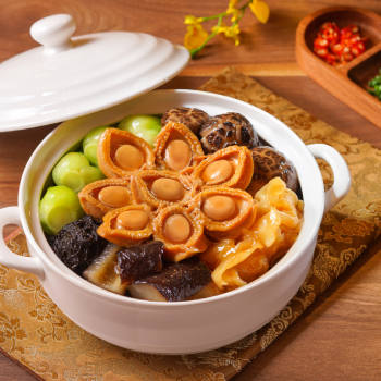 Premium Abalone Pot with Sea Cucumber Fish Maw and Mushroom