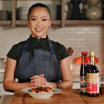 A honey glazed shrimp recipe by Chef Tue Nguyen.