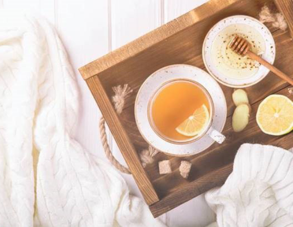 Honey Vinegar with Ginger and Lemon