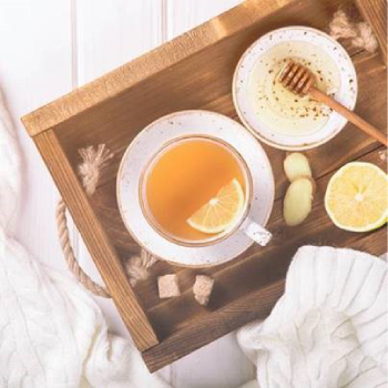 Honey Vinegar with Ginger and Lemon