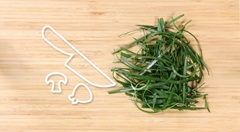 How to shred green onions