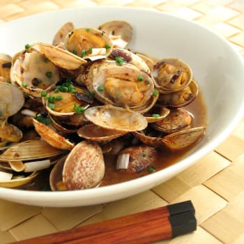 あさりの豆豉炒め