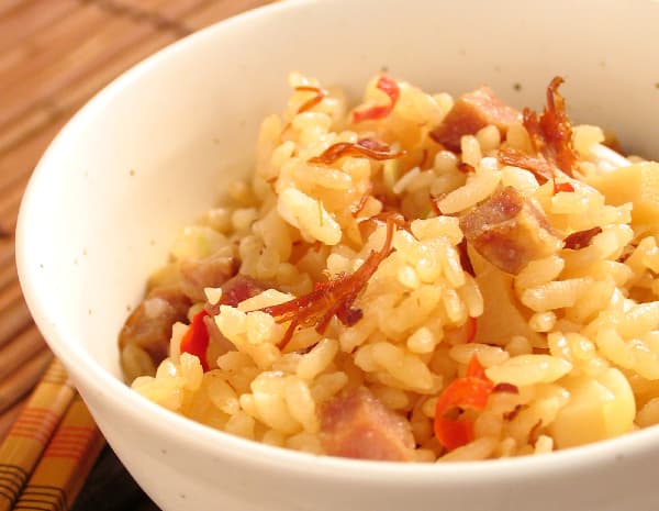 XO醤の炊き込みご飯