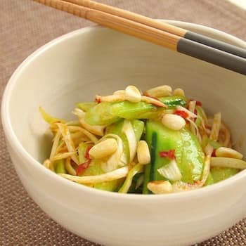 きゅうりの辛味和え