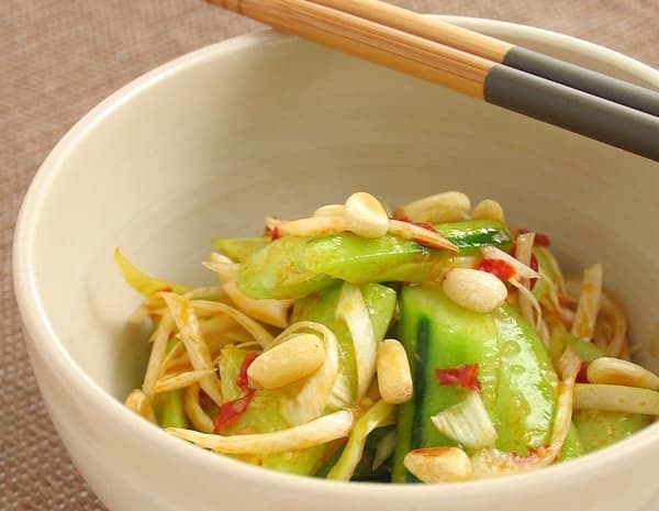 きゅうりの辛味和え