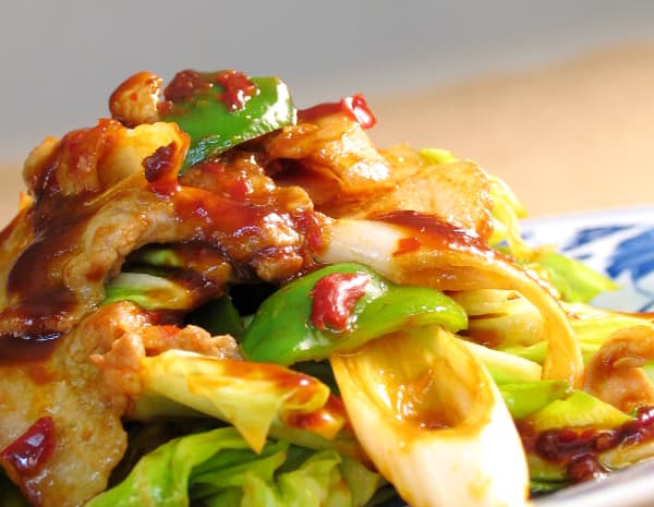 豚肉とキャベツのみそ炒め