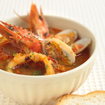 魚介のピリ辛スープ