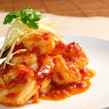 えびのからしみそ炒め