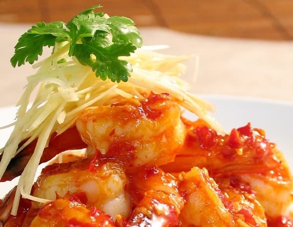 えびのからしみそ炒め