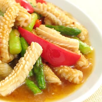  いかのあまみそ炒め