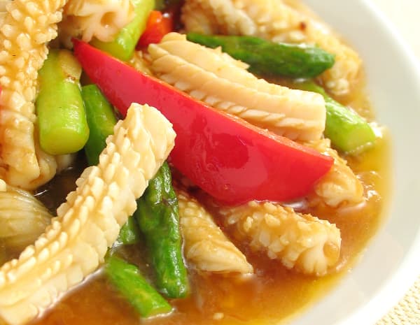  いかのあまみそ炒め